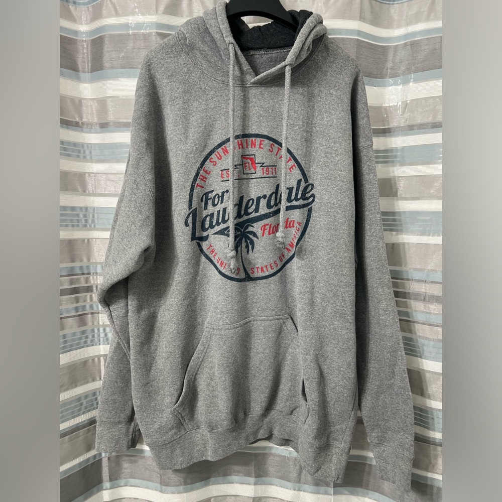 Florida Gray Fort Lauderdale Hoodie